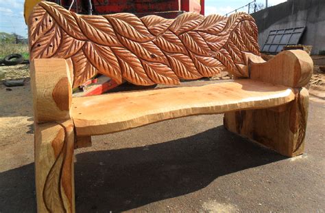 Wood Sculptured Seating Chainsaw Seating Wood Carved Seating