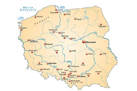 Mapa Polskich Rzek