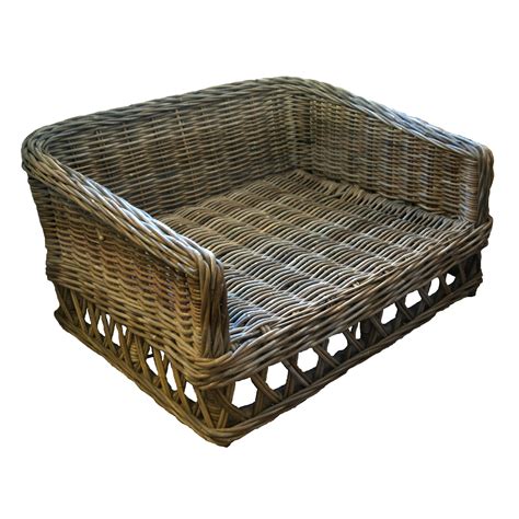 Raised Grey Dog Basket
