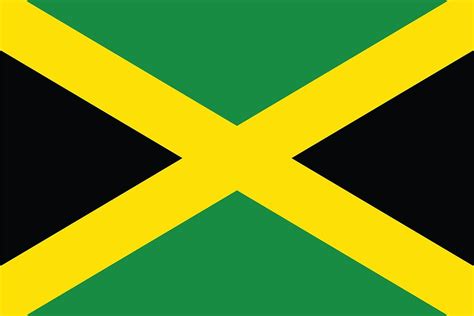 Vector Of Jamaican Flag Jamaican Flag Irish Flag Flag