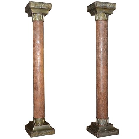 1stdibs Beautiful Series Of Palm Tree Columns In The Art Deco Style