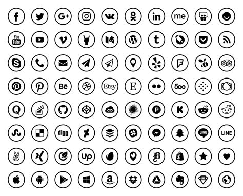 Social Media Icon Font 24153 Free Icons Library