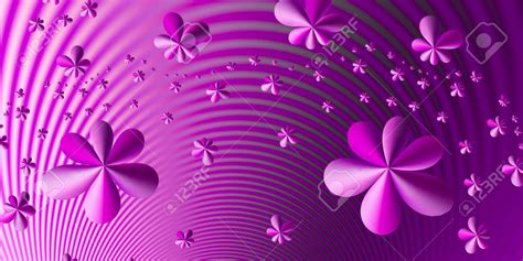 Download Futuristic Pink Purple Flower Wallpaper Modern Floral Spring
