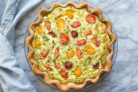 Zucchini Tomato Quiche Recipe