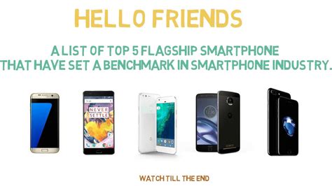 Top 5 Flagship Smartphone Available In India Youtube