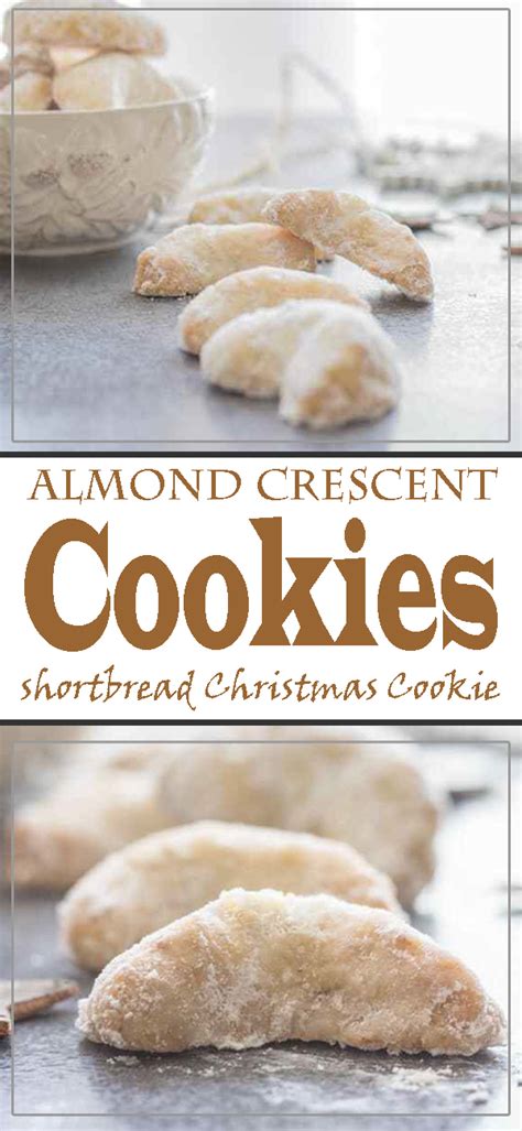 17 christmas cookies from around the world. Almond Crescent Cookies, Shortbread Type Christmas Cookie - Very Best of Christmas