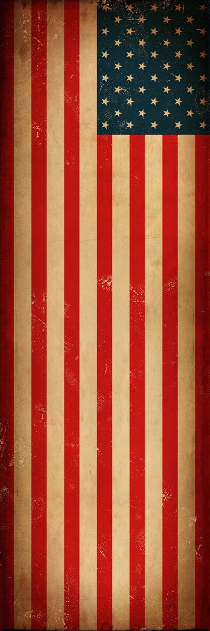 American Flag Usa Us Flag Graphic Artwork On Canvas Vintage Etsy