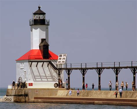 East Pier Lighthouse Lighthouse Pier Michigan City