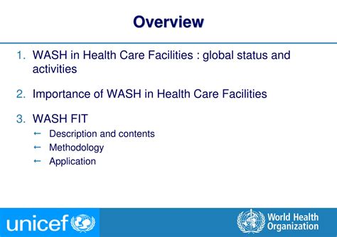 Ppt Module 1 Introduction To Water And Sanitation For Health Facility