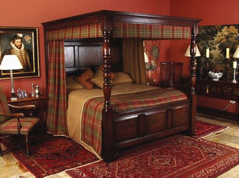Reproduction Tudor Style Bed New England Bedroom Furniture Elegant