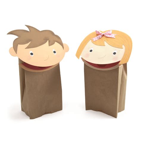 Better Brown Paper Bag Puppet Templates