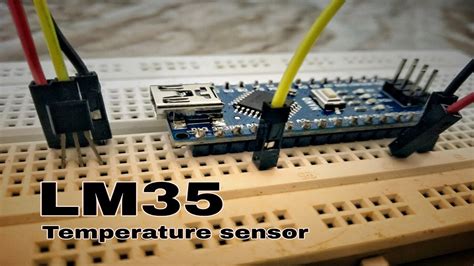 Lm35 Temperature Sensor With Arduino Youtube