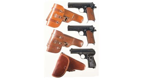 Three Nazi Proofed Semi Automatic Pistols W Holsters Rock Island Auction