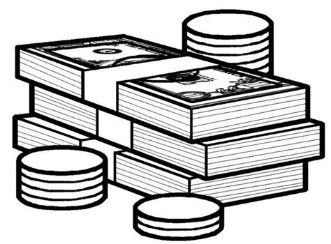 Money Coloring Pages For Kids To Teach Money Concepts Coloring Pages