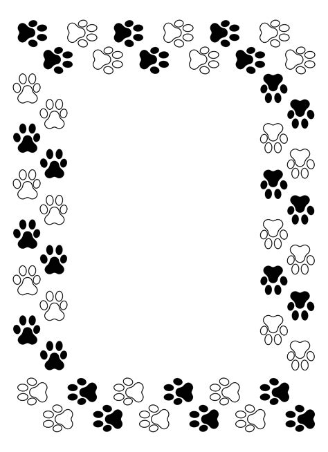 images  dog  printable lined writing paper  borders pretty printable writing