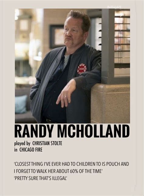 Randy Mcholland By Millie Chicago Fire Chicago Aesthetic Chicago