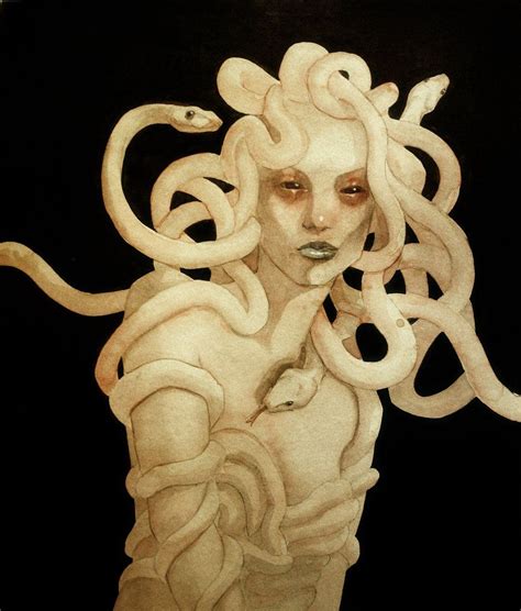 Greek Myth A Gorgon Medusa Art Medusa Artwork Mythological Creatures