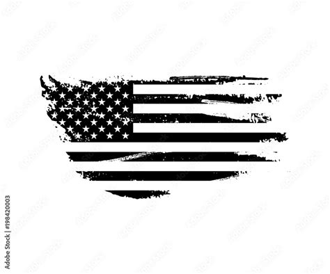 Vintage American Flag Vector