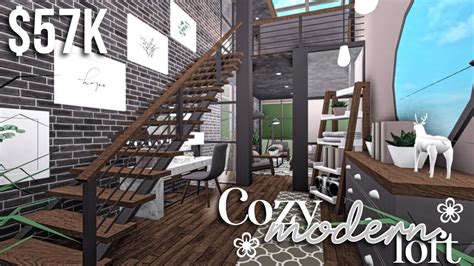 Roblox Bloxburg Cozy Modern Loft House Build Youtube Images And