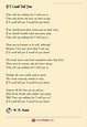 If I Could Tell You Poem by W. H. Auden