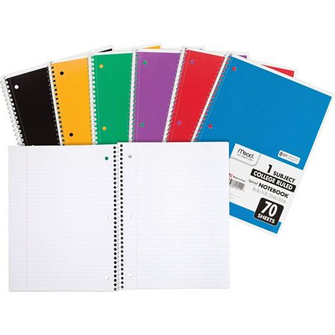Mead One Subject Spiral Notebook The Office Point
