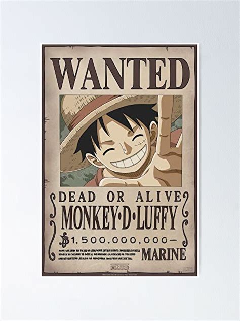 Luffy Poster Coretan