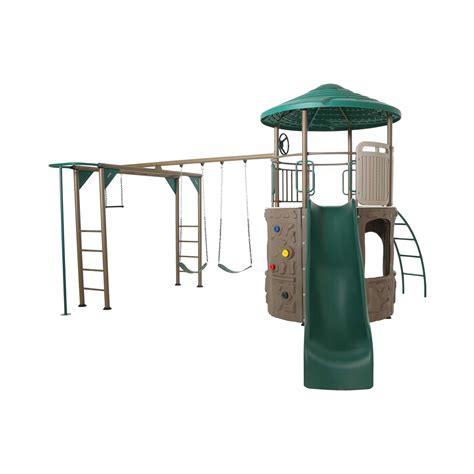 Lifetime Adventure Tower Deluxe Playset With Monkey Bars 90630