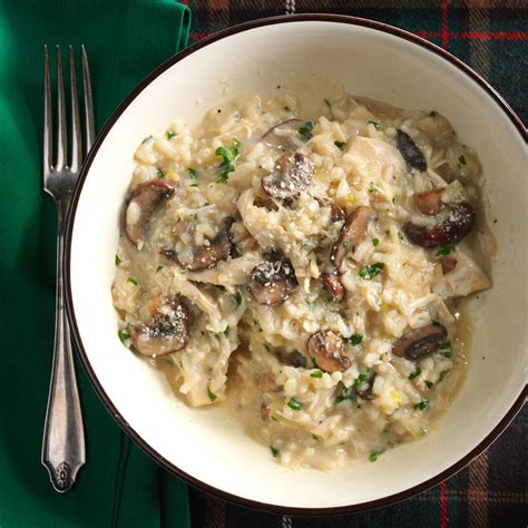 Risotto With Chicken And Mushrooms Recipe Taste Of Home