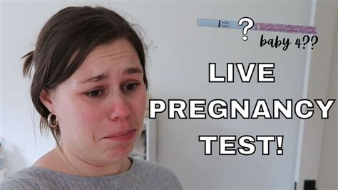 Live Pregnancy Test False Negative Pregnancy Test Finding Out Im Pregnant 2023 Youtube