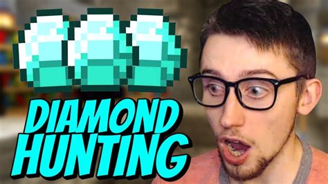 Minecraft Noob Goes Diamond Hunting Youtube