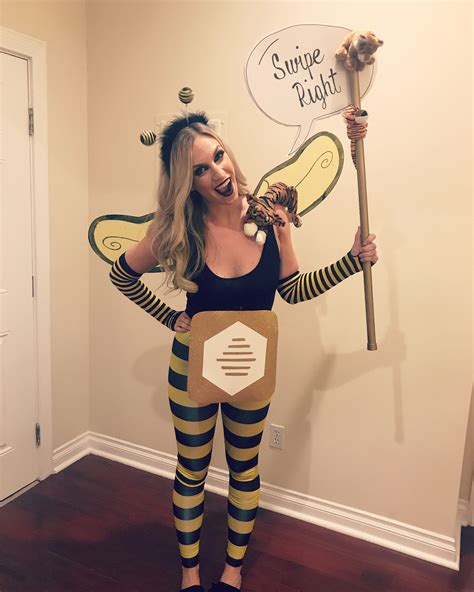 Bumble is a dating app that works a lot like tinder — if both people swipe right, it's a match. Bumble dating app diy Halloween costume | Best diy ...