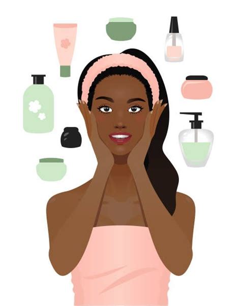 Black Skin Care Illustrations Royalty Free Vector Graphics And Clip Art