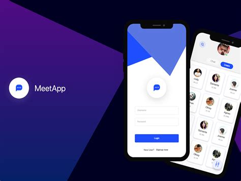 Chat And Meet App Design In Adobe XD UpLabs