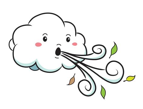 Blowing Wind Machine Applique Clipart Vector Art Royalty Free