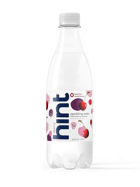 Cheaphintwater Cherry 16 Oz Bottles Pure Water Infused With Cherry