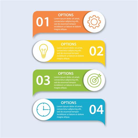 Presentation Business Infographic Template With 4 Options 5251852