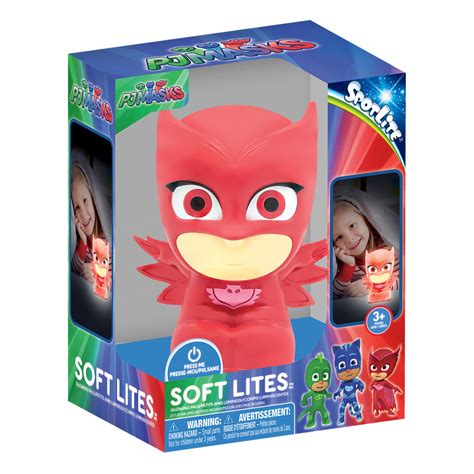 Soft Lites Pj Masks Owlette Plug Free And Portable Nightlight