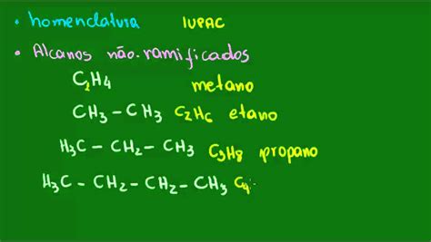 Quimica Nomenclatura Dos Hidrocarbonetos Youtube