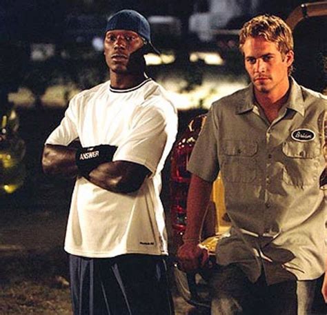 Paul Walker Tyrese Gibson 2 Fast 2 Furious The Fast A