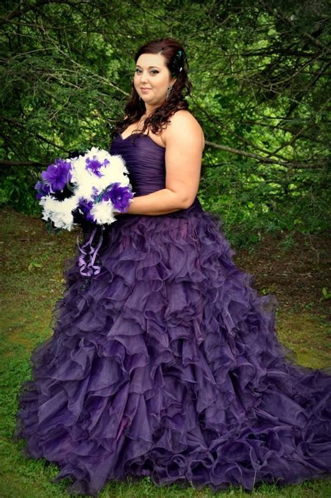 Purple Wedding Dress Custom Made To Your Measurements By Award