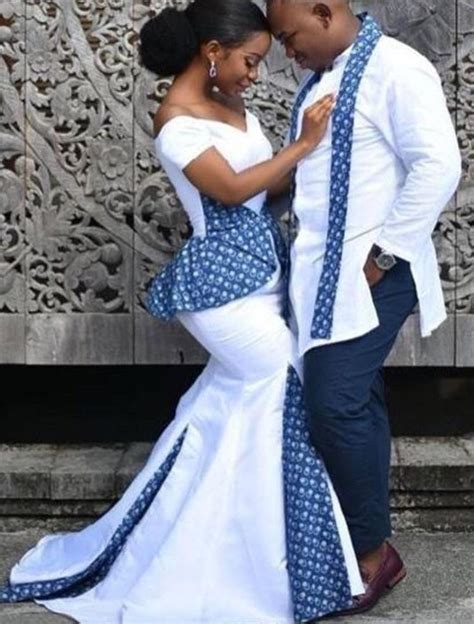 African Couple Dress African Wedding Dress Couple Etsy African