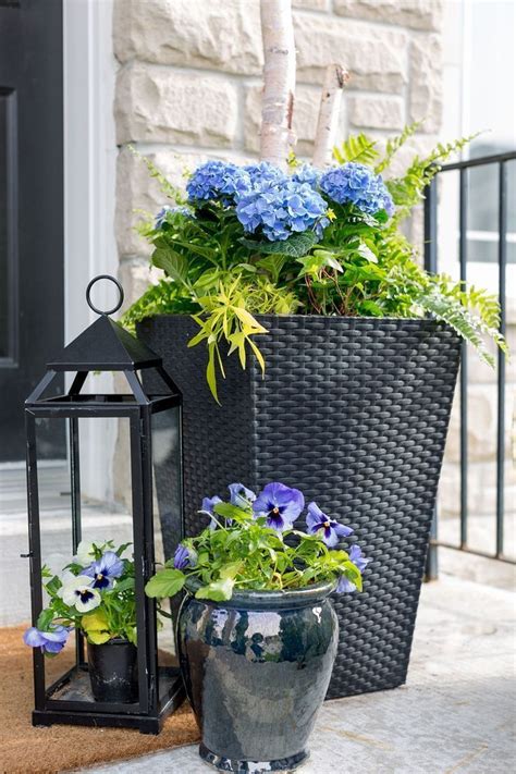 Inspiring Spring Planters Design Ideas For Front Door Porch Plants