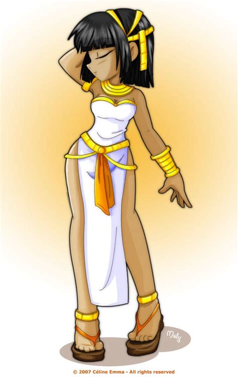 Cleopatra Of Egypt By Malycia On Deviantart Egyptian Girl Egyptian Clothing Cute Girl Sketch