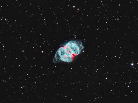 M76 The Little Dumbbell Nebula Astrodoc Astrophotography By Ron Brecher