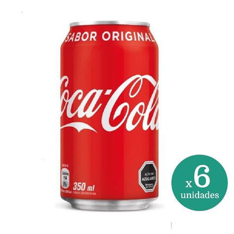 Coca -Cola Normal 350cc x 6 latas