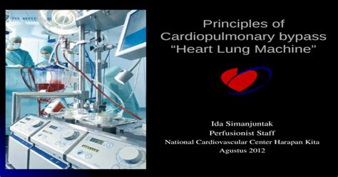 Principles Of Cardiopulmonary Bypass Ppt Powerpoint