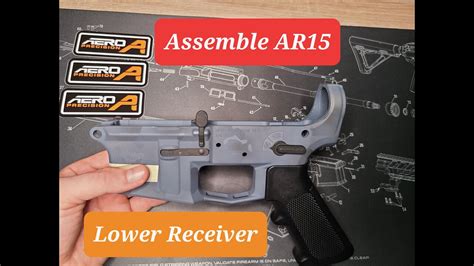How To Assemble AR15 Lower Aero Precision Builder Kit