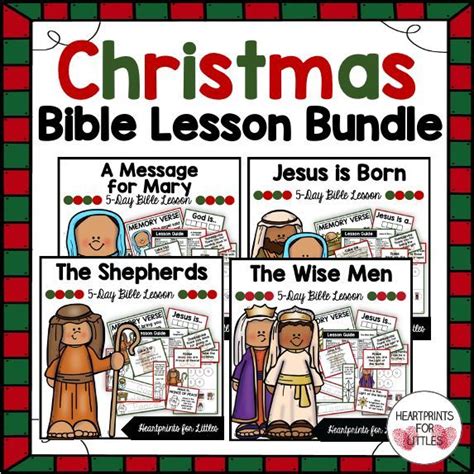 Christmas Bible Lesson Bundle Christmas Story Bible Lessons The