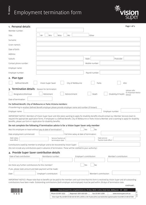 Employee guarantor's form samples : FREE 3+ Employee Termination Forms in WORD | PDF
