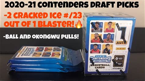 2020 21 Contenders Draft Picks Blaster And Fat Packs 2 Cracked Ice 23 Out Of The Same Blaster